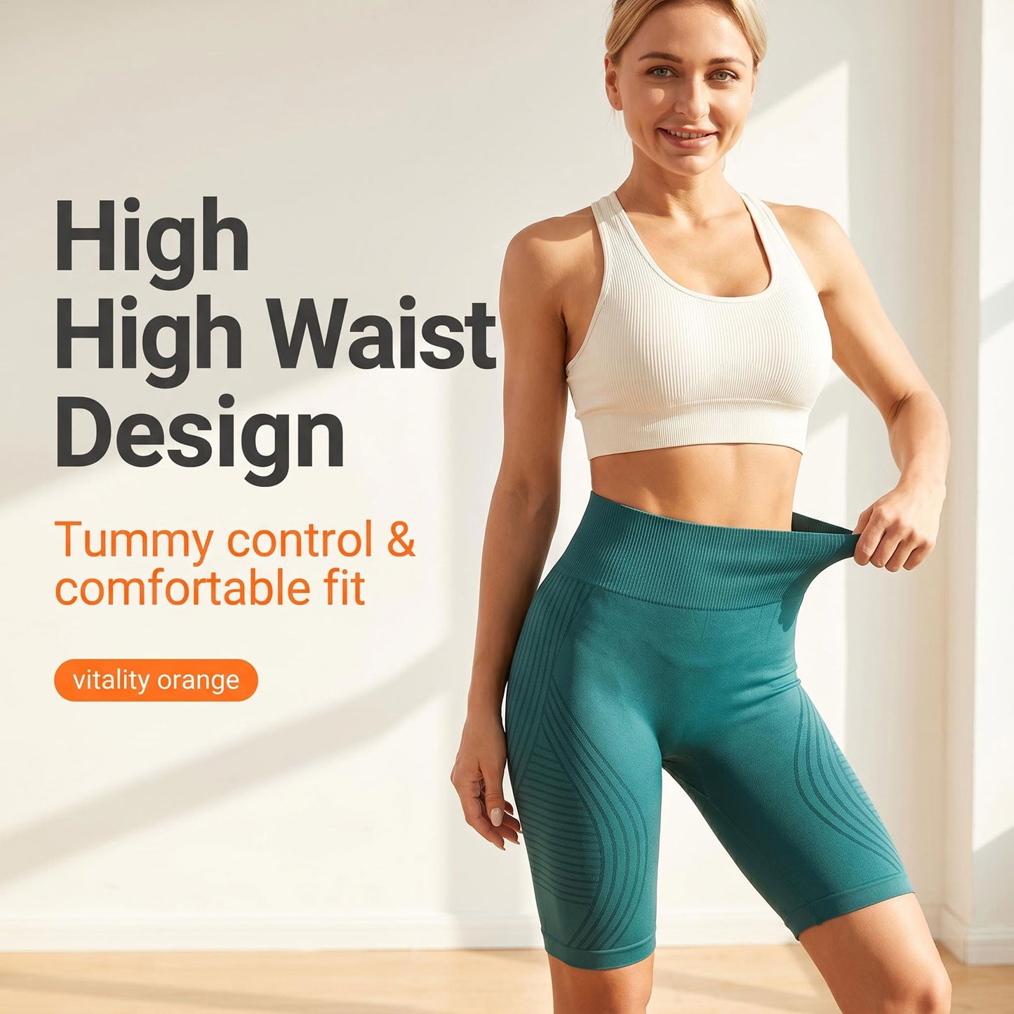 Anti Cellulite Compression Short Leggings For Women