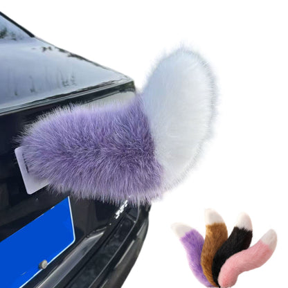 Wagging Tail For Car, Remote Control Plush Fuzzy Electric Car Tail